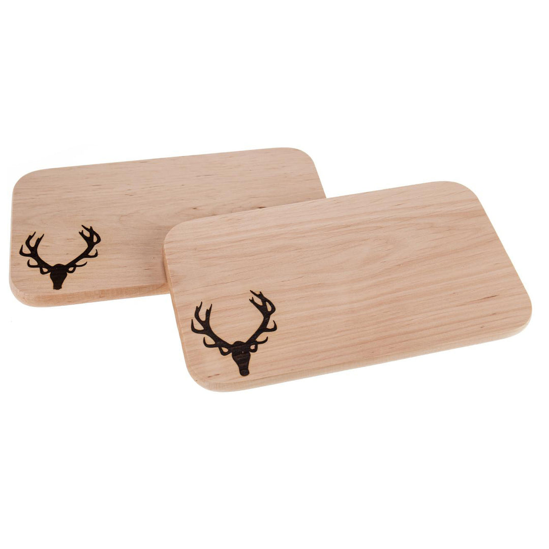 Cutting board alder approx. 26 x 15 cm - antler oiled