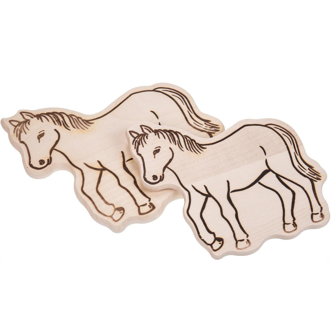 Cutting board in horse shape approx. 26 x 19 x 1.5 cm