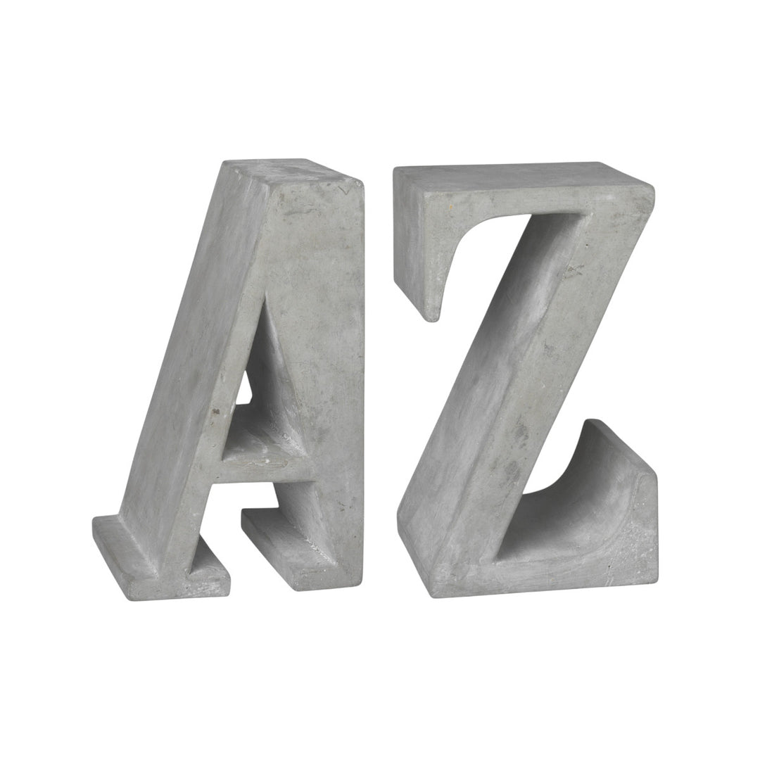 Buchstützen Set A und Z aus Beton