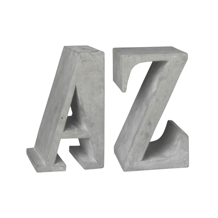 Buchstützen Set A und Z aus Beton