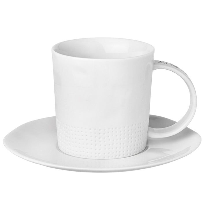 Zeit für mich Tasse mit Untertasse