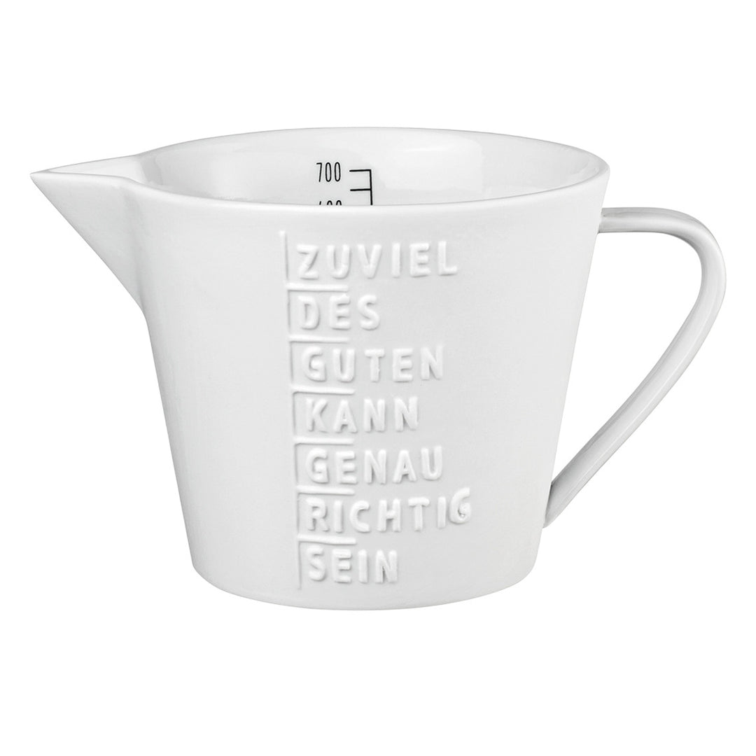 Messbecher groß 700ml "Zuviel des Guten"