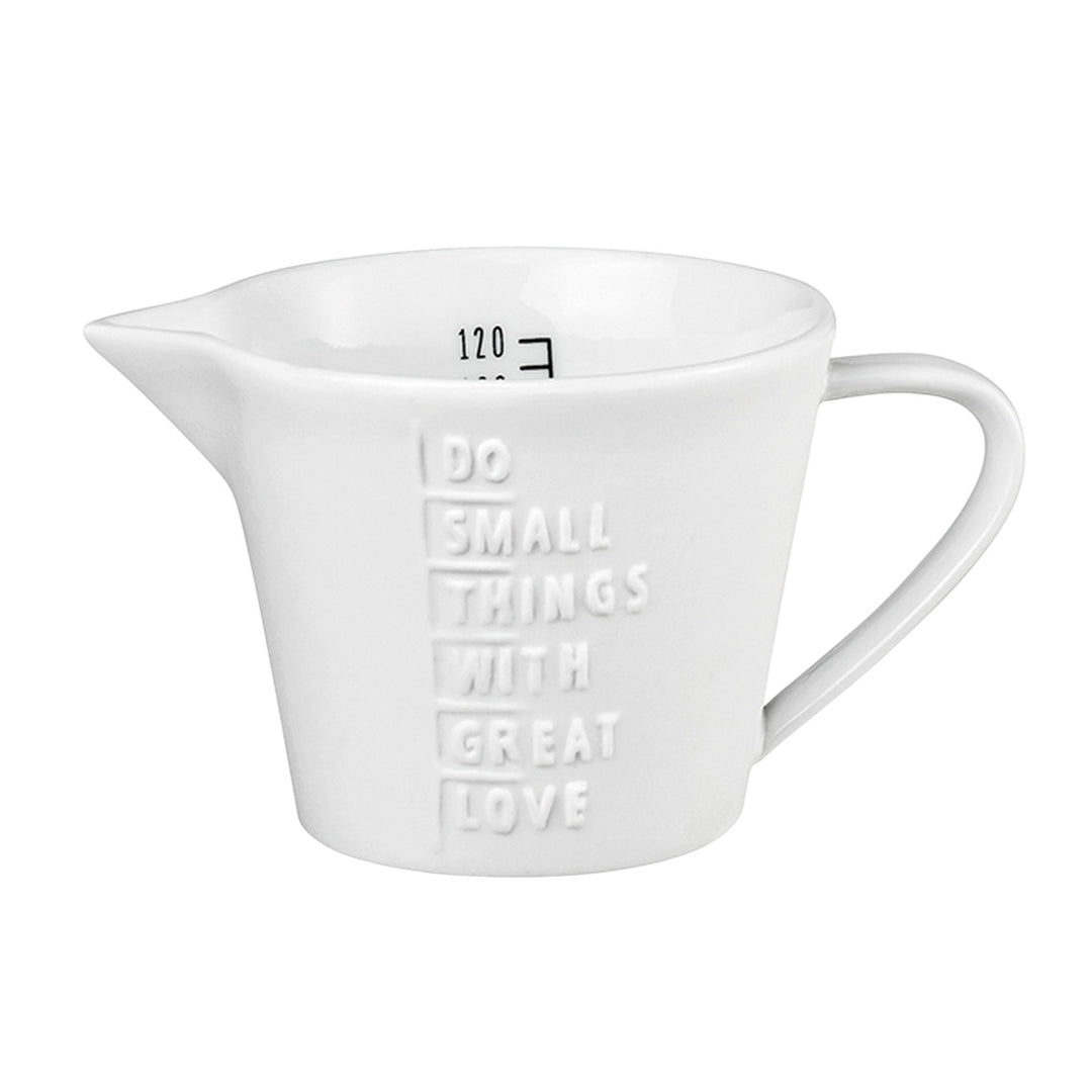 Messbecher klein 120ml "Do small things"