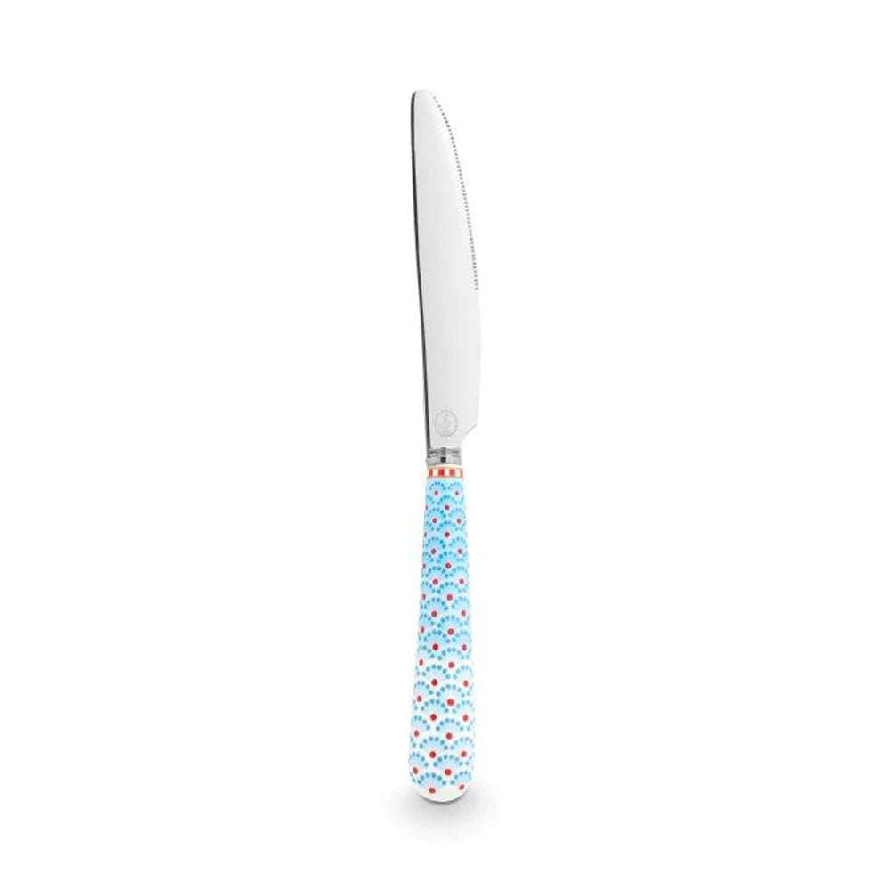knife Floral Blue 21.5 cm