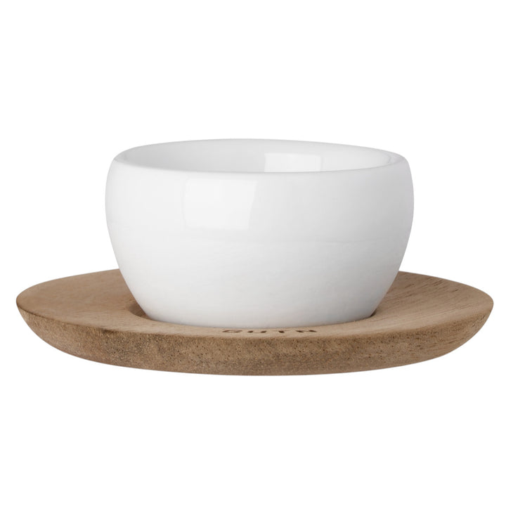 Eierbecher mit Unterteller "GUTN"