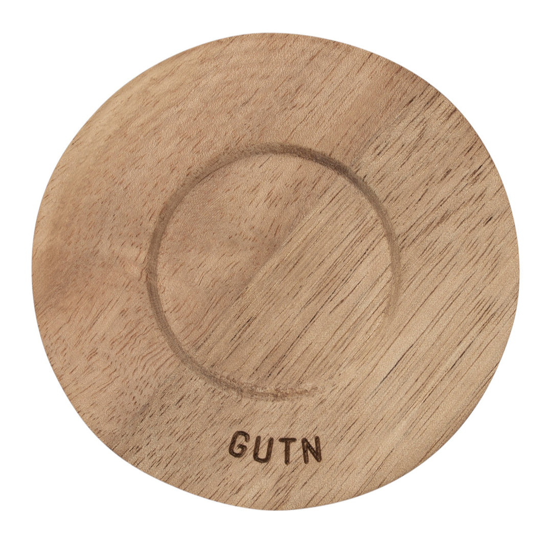 Eierbecher mit Unterteller "GUTN"