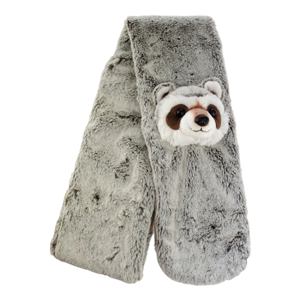 Plush Scarf Children Raccoon