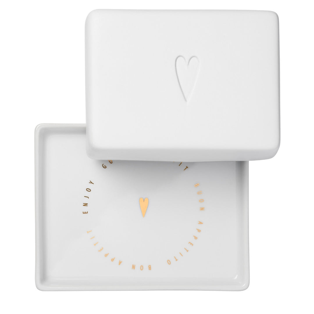 Guten Appetit Butterdose Herz