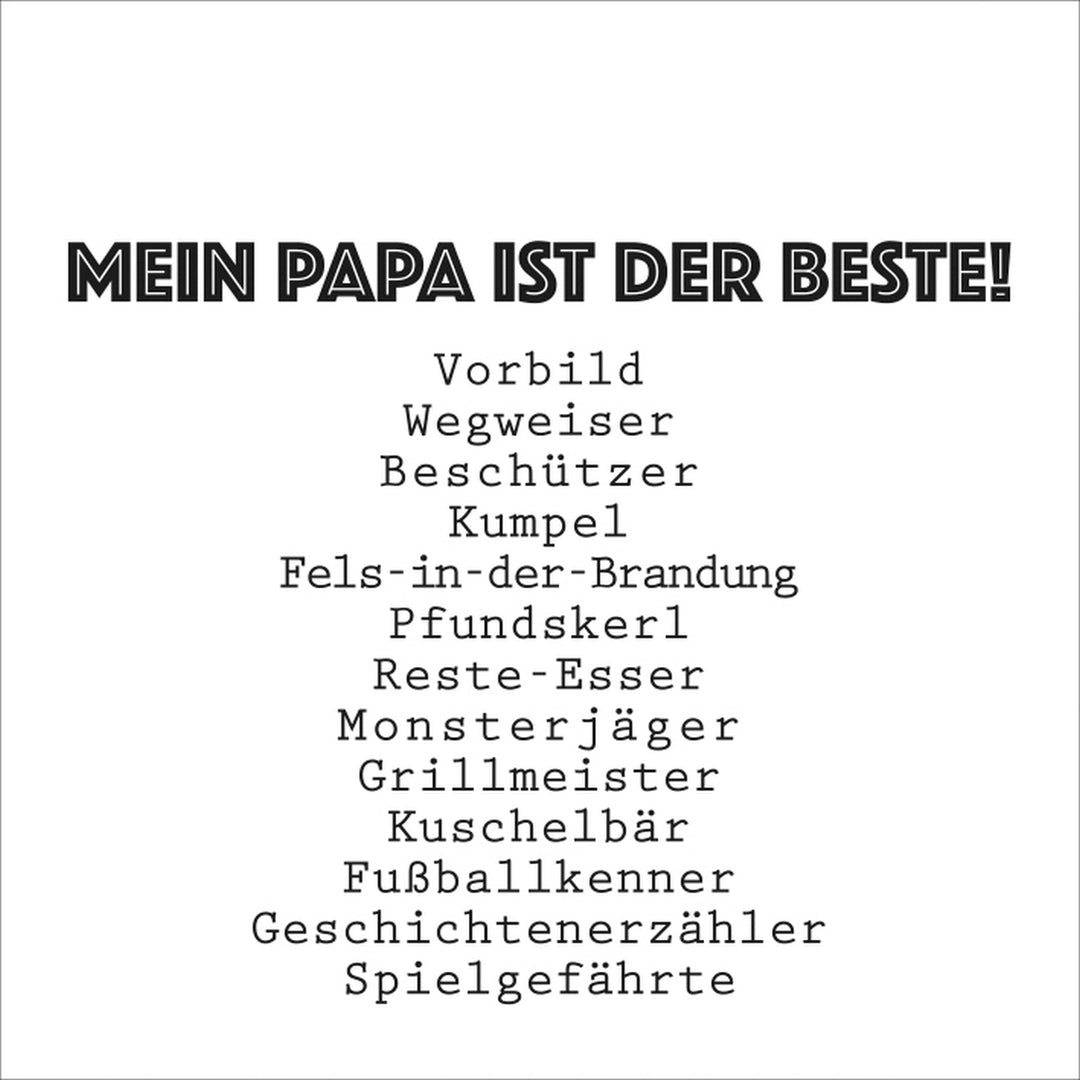 Kleine Botschaften "Bester Papa"