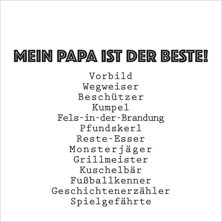 Kleine Botschaften "Bester Papa"
