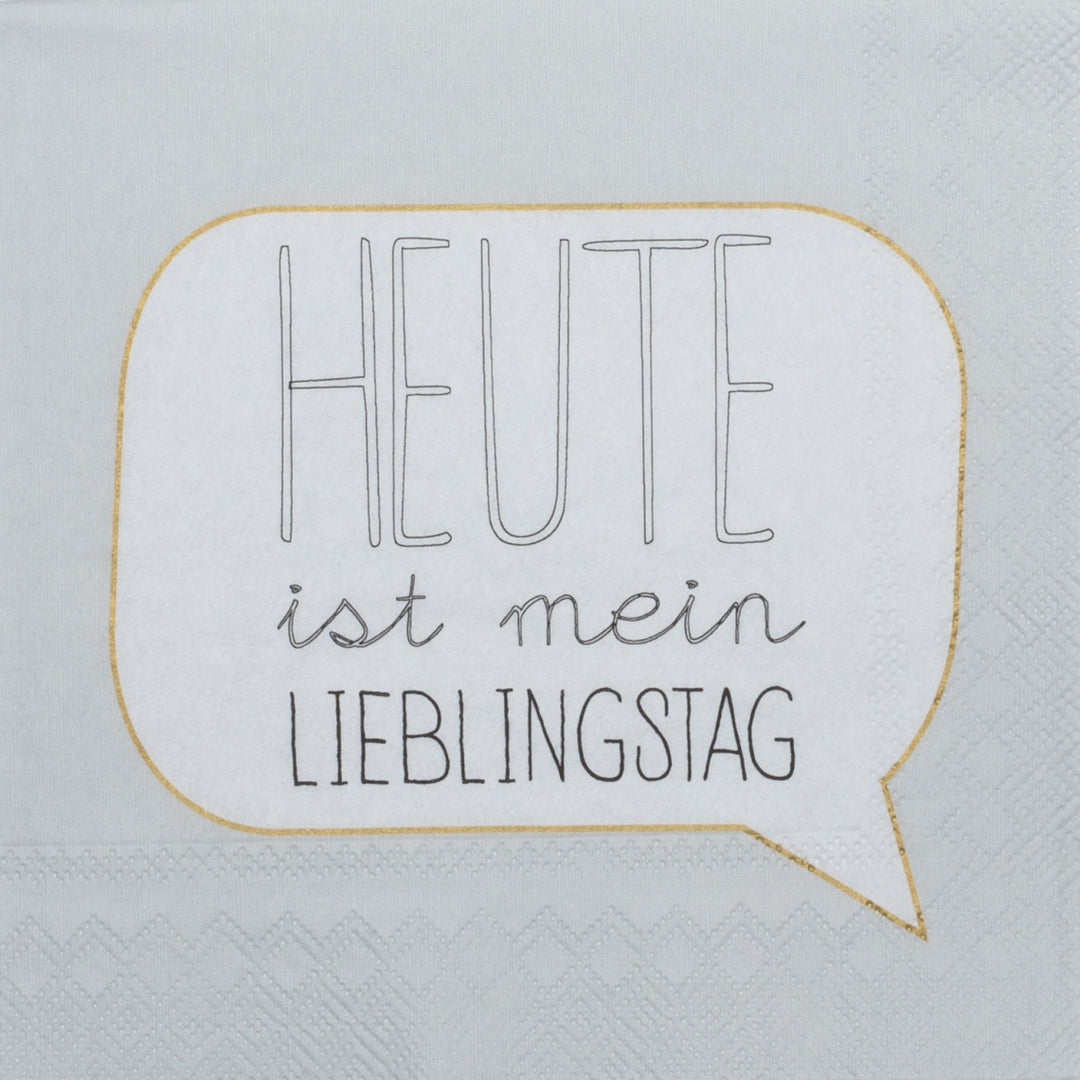 Cocktailserviette "Lieblingstag"