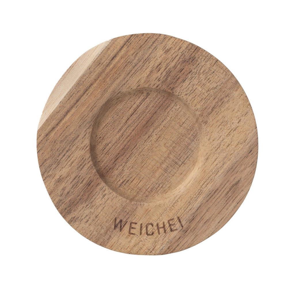 Eierbecher mit Unterteller "Weichei"