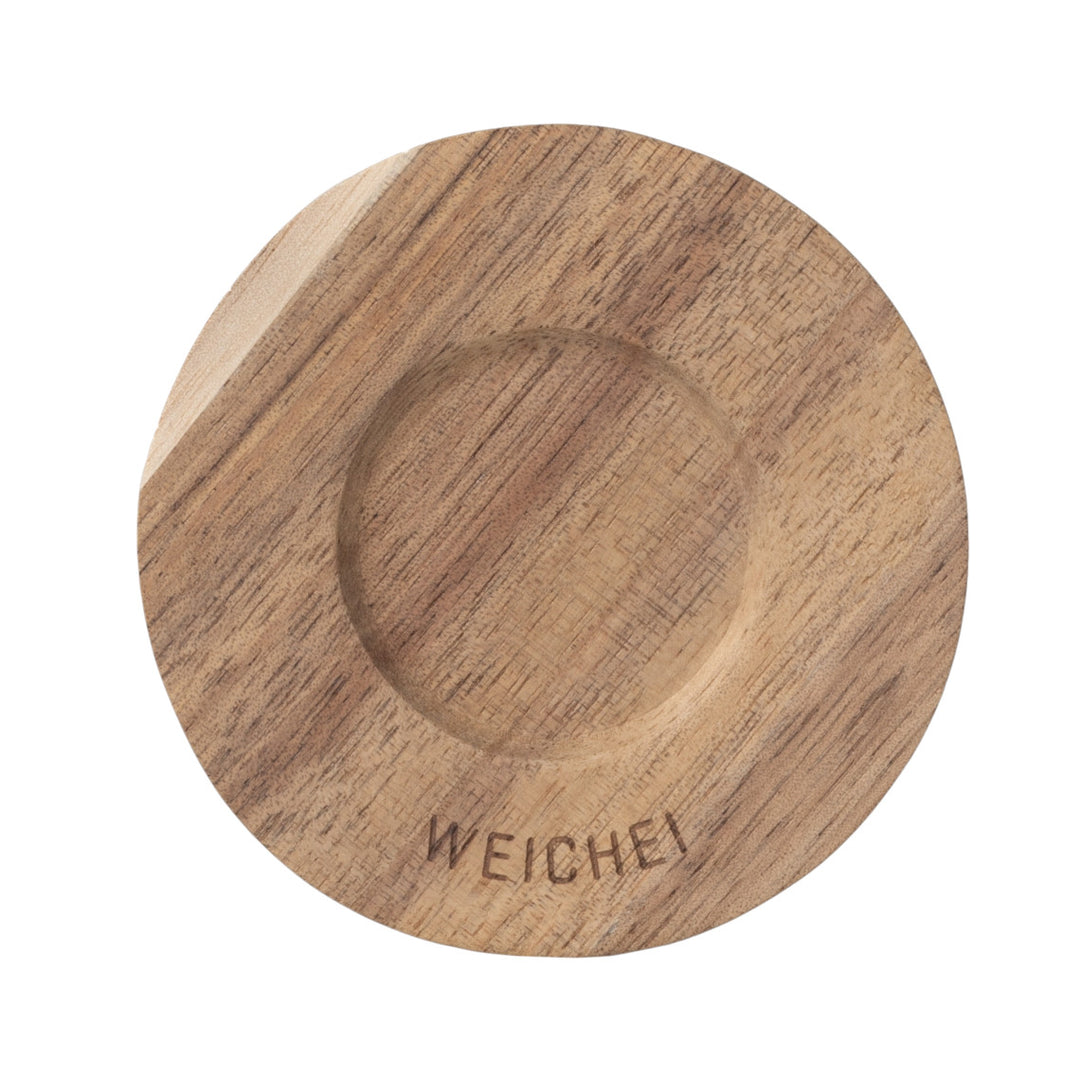 Eierbecher mit Unterteller "Weichei"