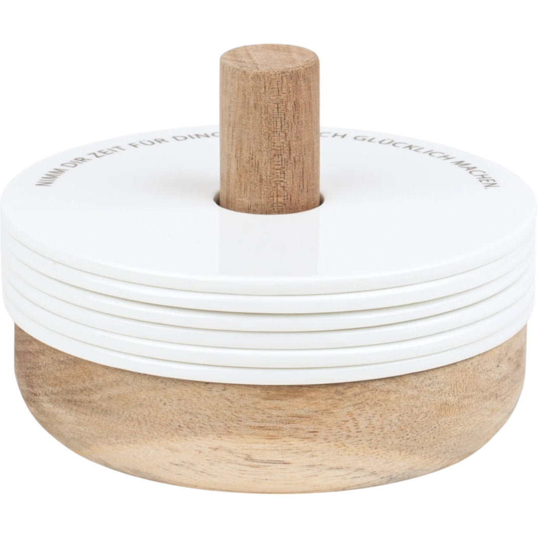 Untersetzer Set 6 Stk. "Zeit"