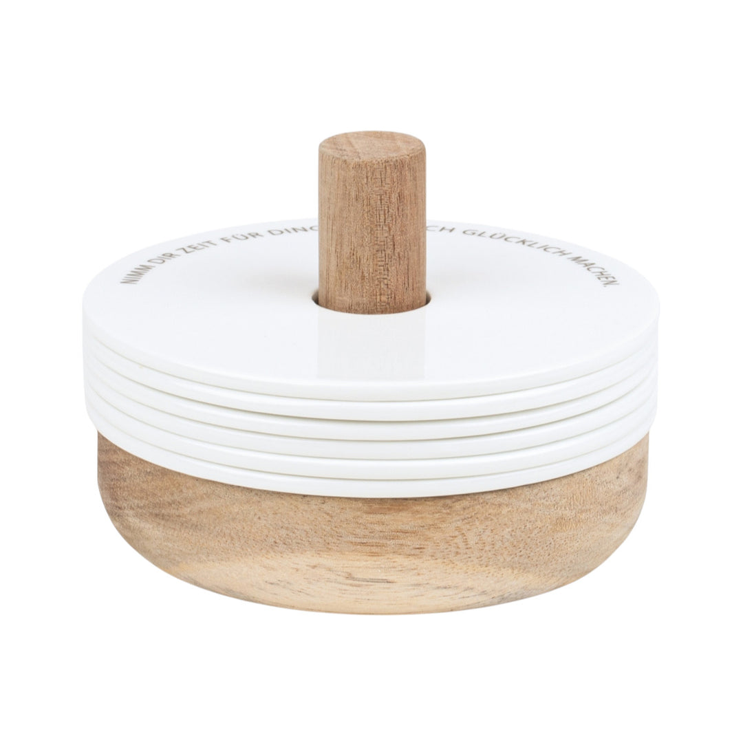 Untersetzer Set 6 Stk. "Zeit"