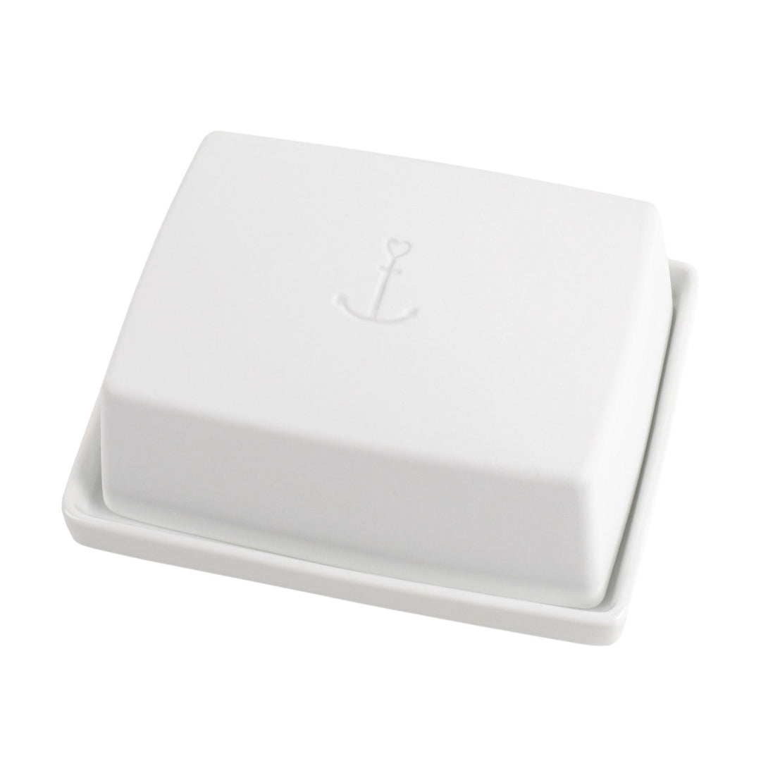 Meeresrauschen 1/4 Butterdose Anker