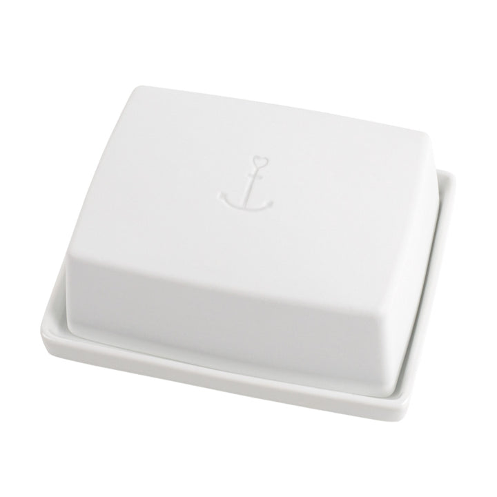 Meeresrauschen 1/4 Butterdose Anker