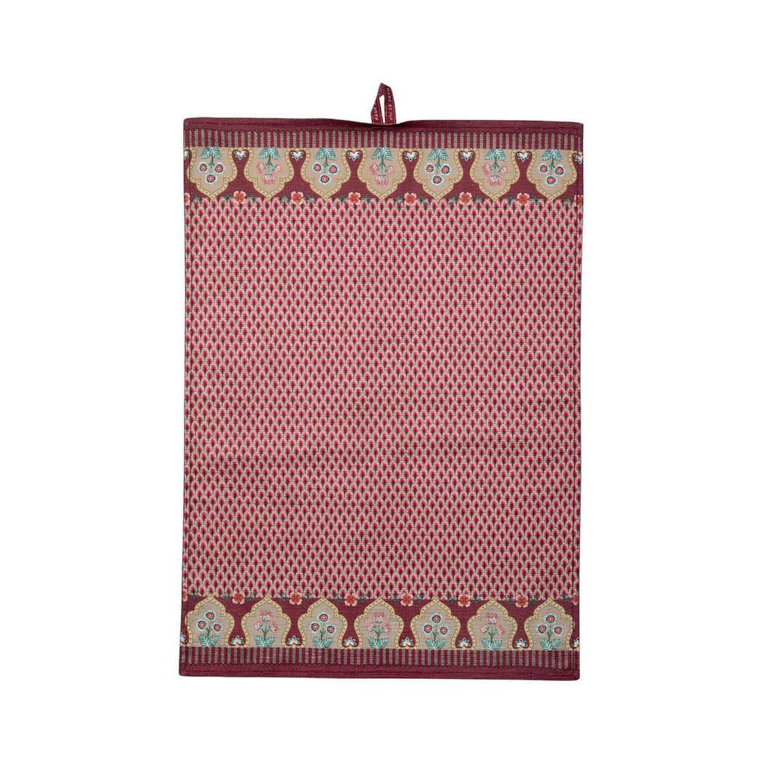Geschirrtuch Flower Festival Scallop Dark Pink 50x70 cm