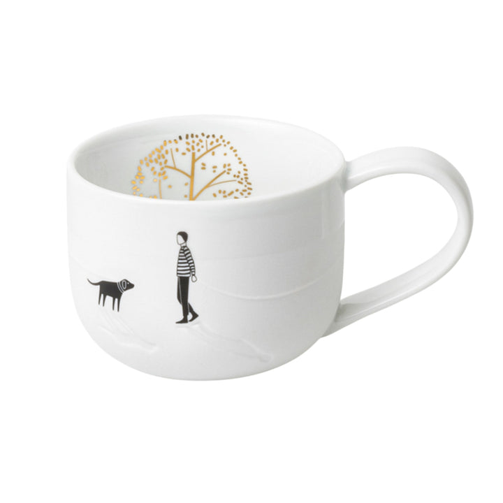 Bildergeschichten Auszeit Tasse Parkspaziergang