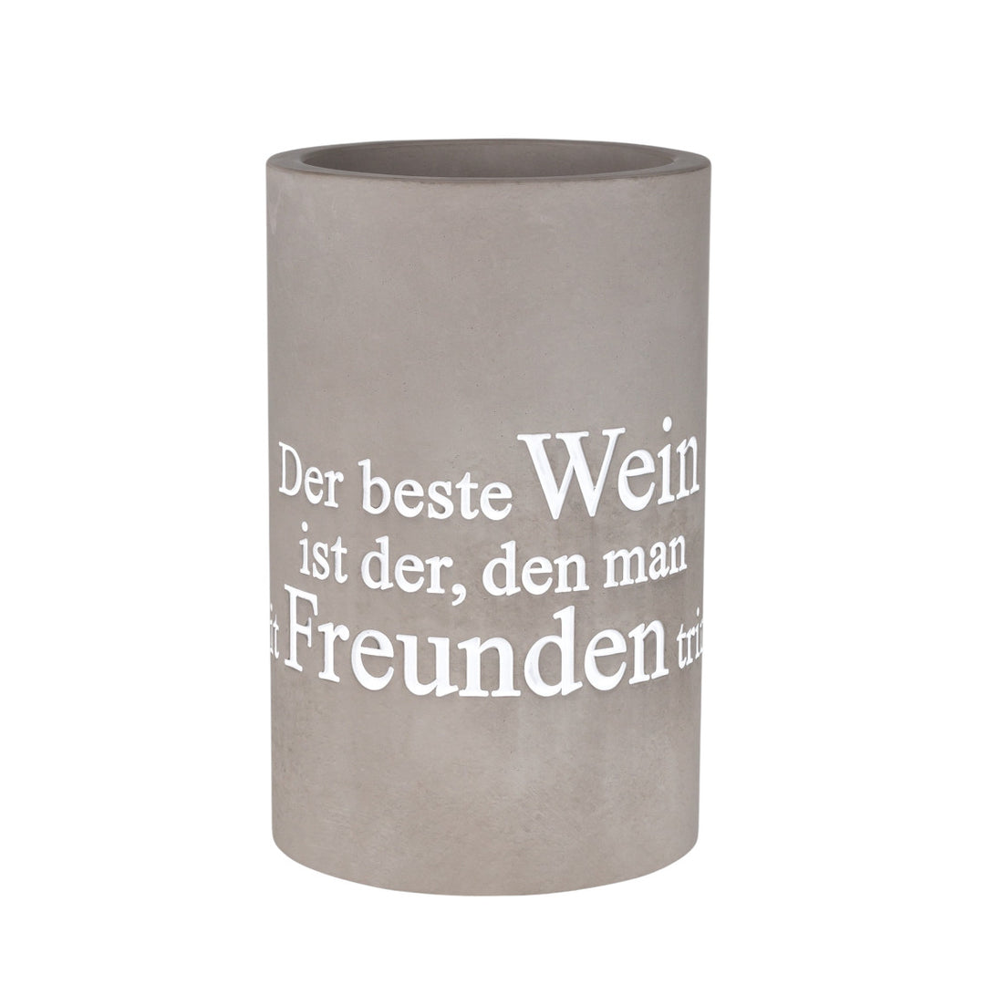Flaschenkühler "Der beste Wein"