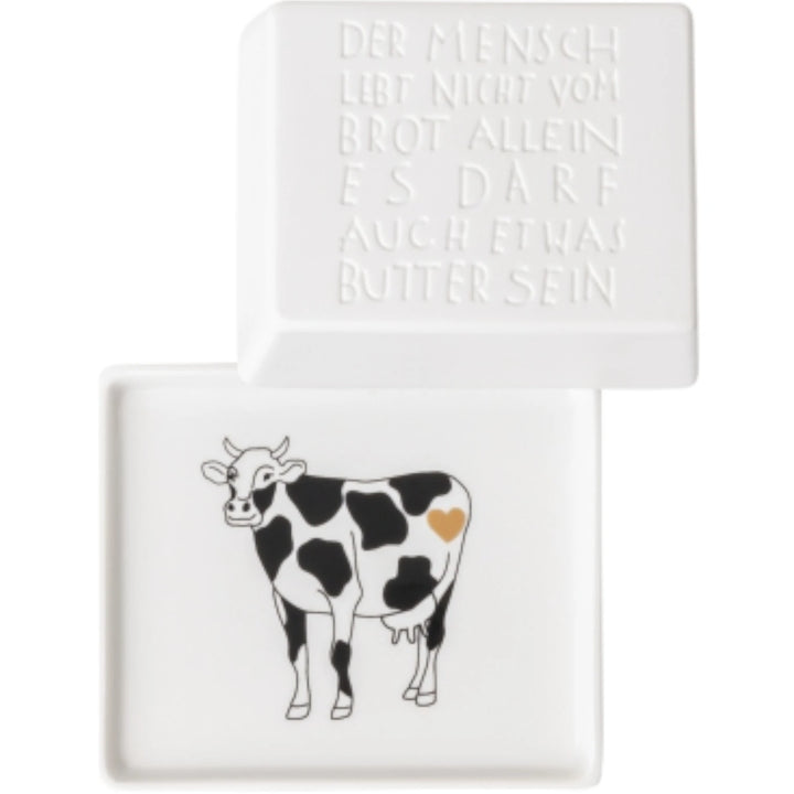 Butterdose 1/4 "Der Mensch lebt nicht"