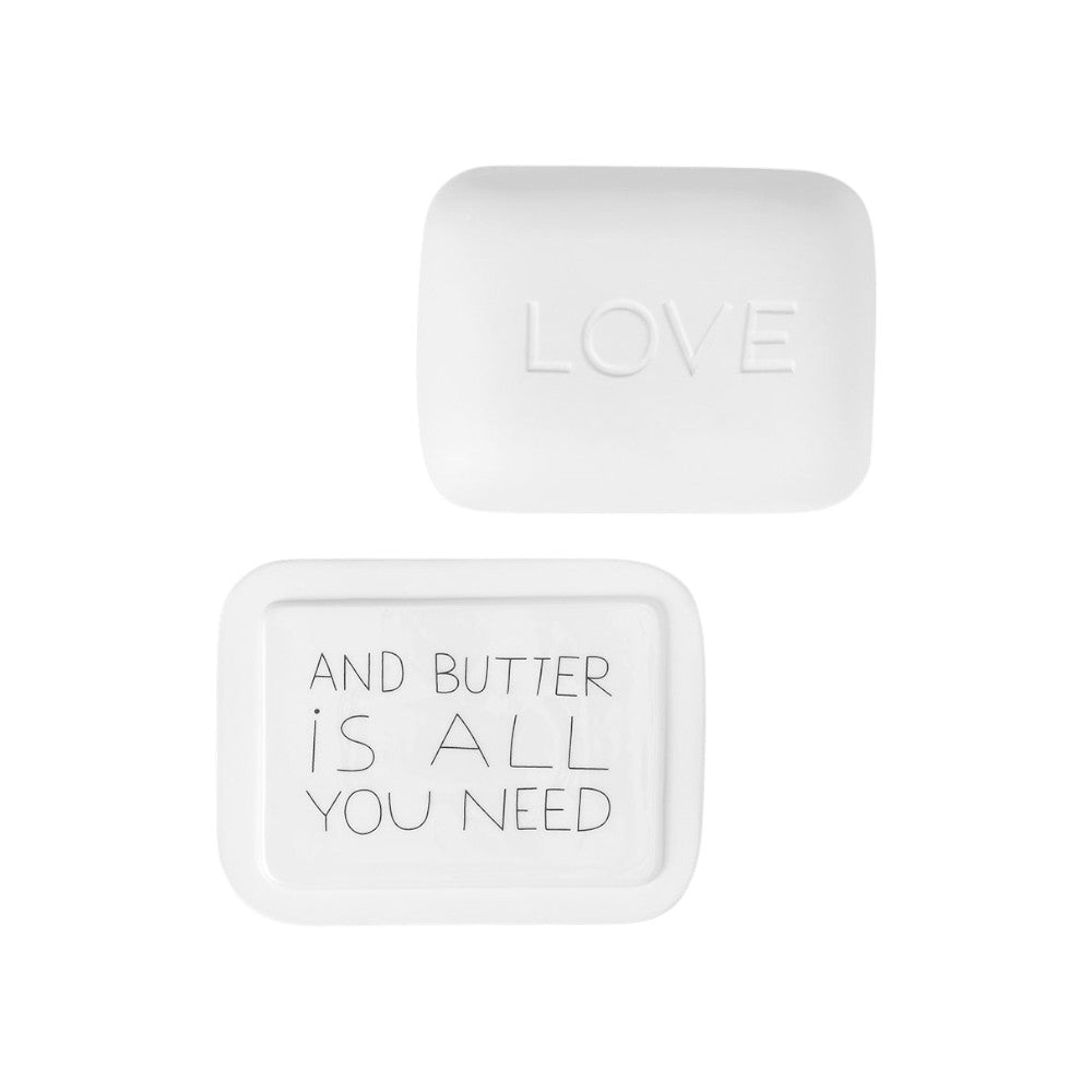 Guten Morgen Butterdose "Love"