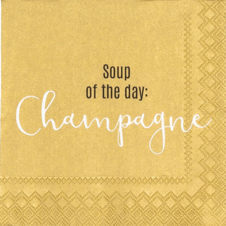 Cocktailserviette "Soup of the day"