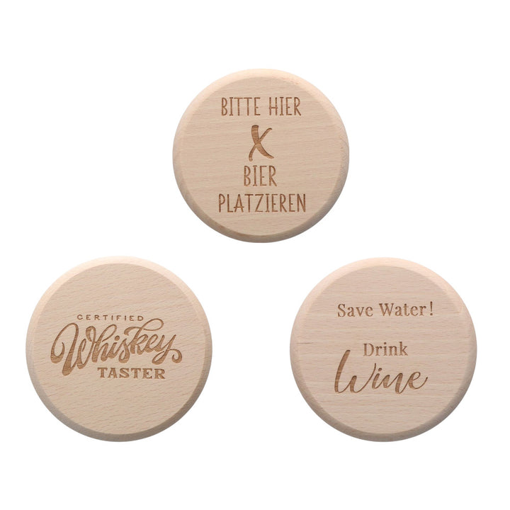 Untersetzer aus Buchenholz