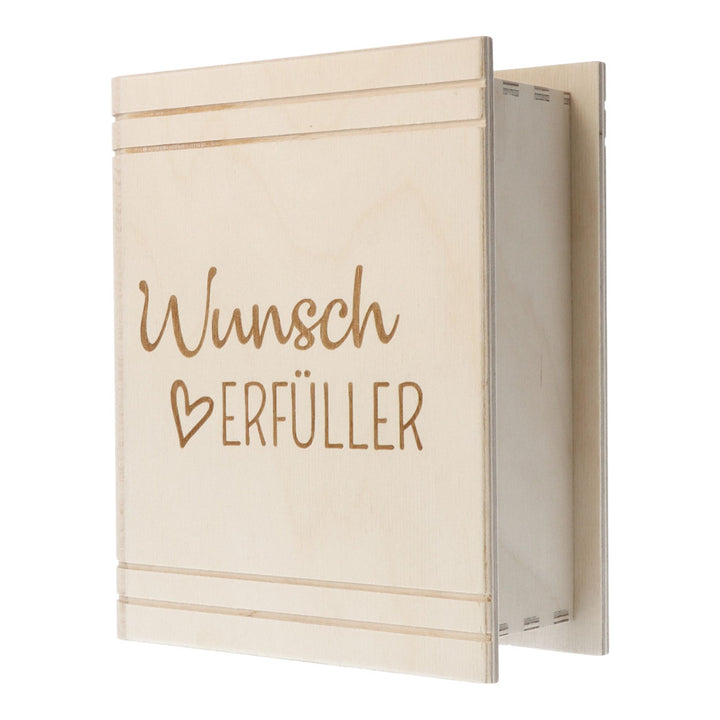Spardose Buch "Wunscherfüller"