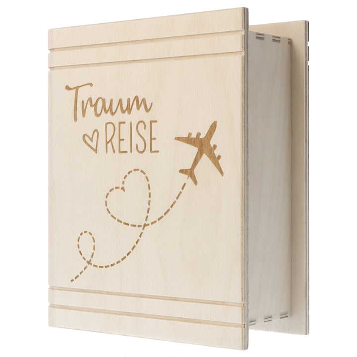 Spardose Buch "Traumreise"