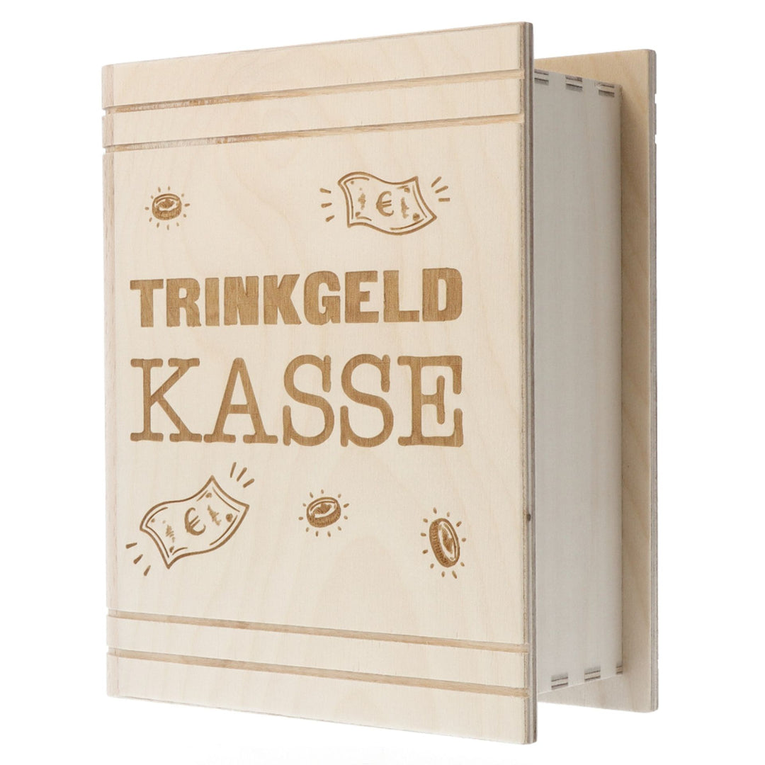 Spardose Buch "Trinkgeldkassa"