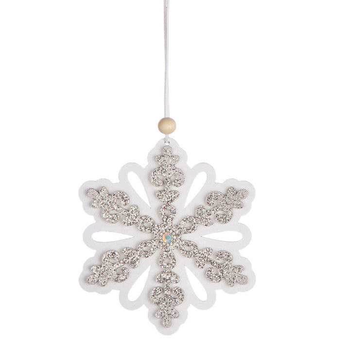 Holz Hänger 'Schneeflocke'