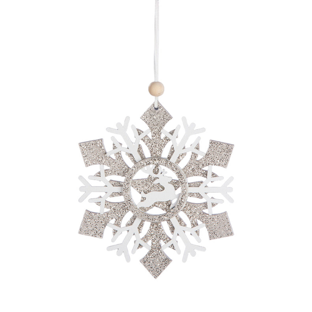 Holz Hänger 'Schneeflocke'