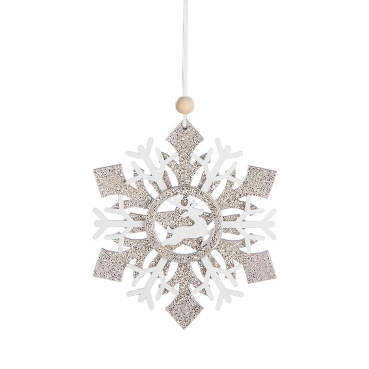 Holz Hänger 'Schneeflocke'
