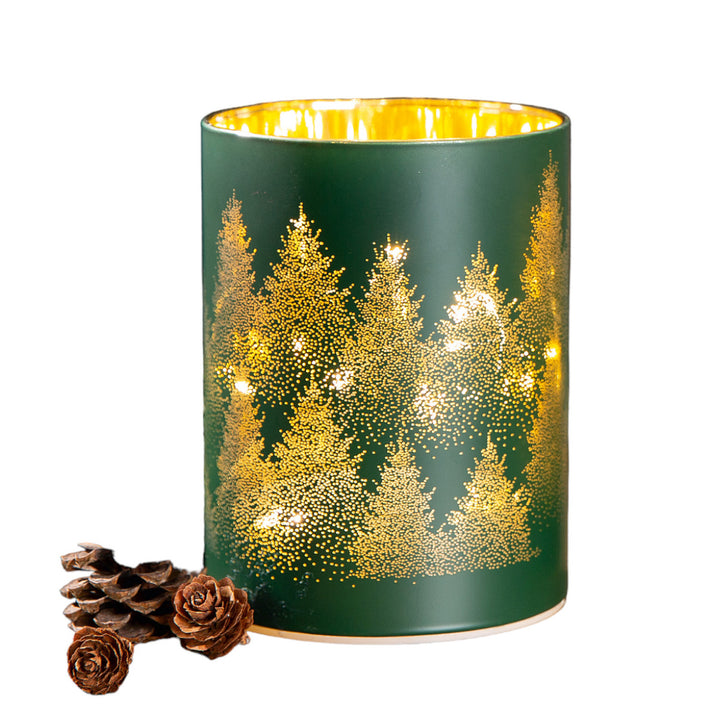 Glas LED-Leuchter 'Schwarzwald' klein