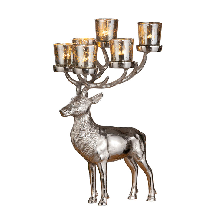 Aluminium Dekohirsch 'Waldblick'