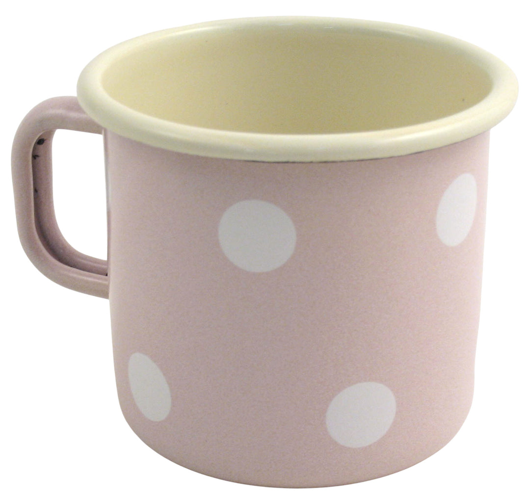 Mug 8 cm - rosé with white dots