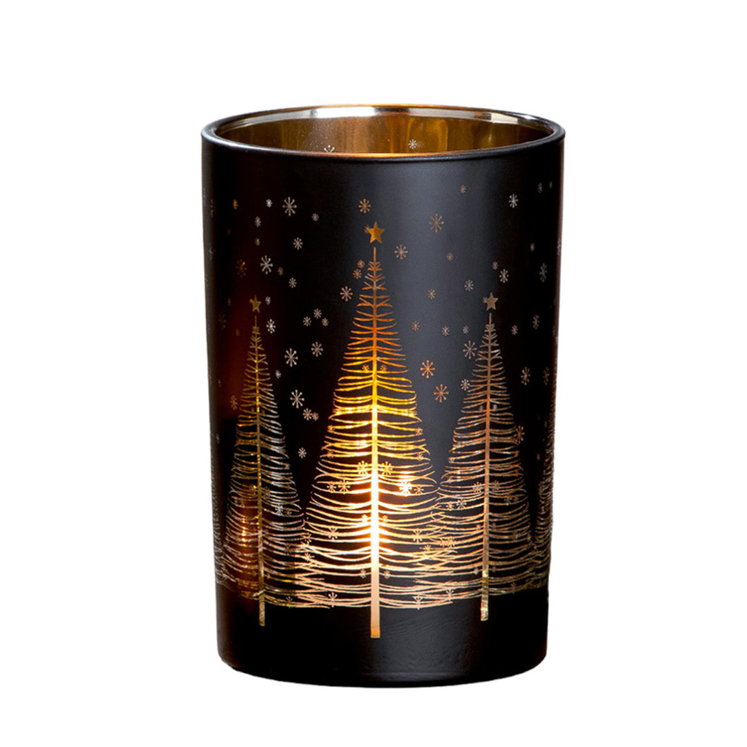 Glas Windlicht 'Waldesruh'