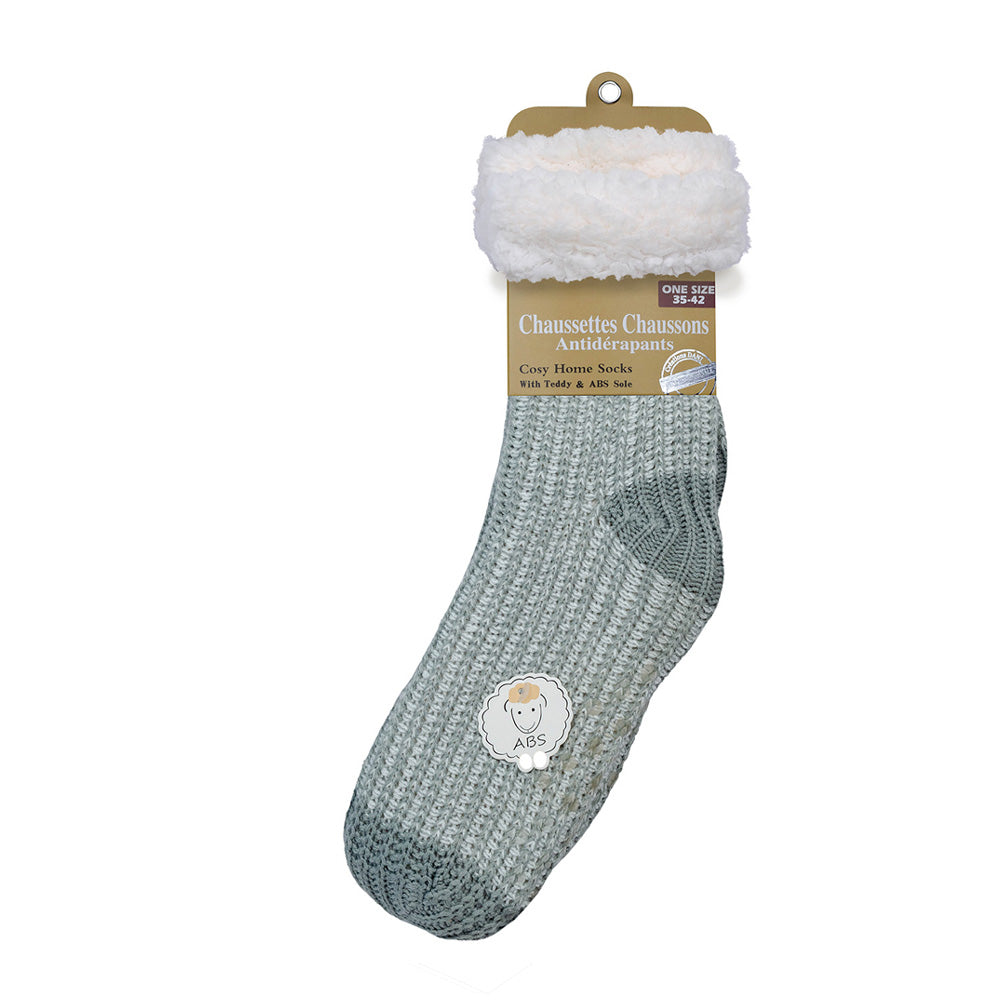 ABS hut socks cuddly soft single-colored