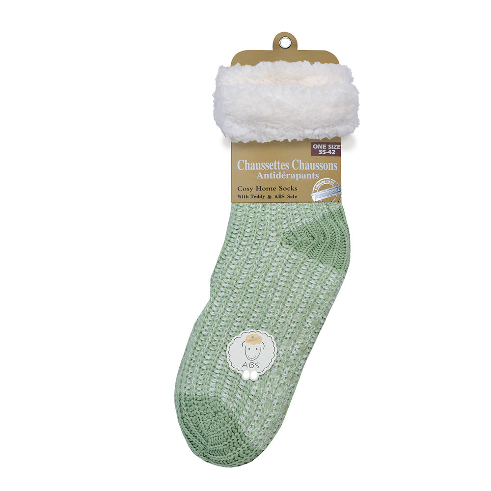 ABS hut socks cuddly soft single-colored