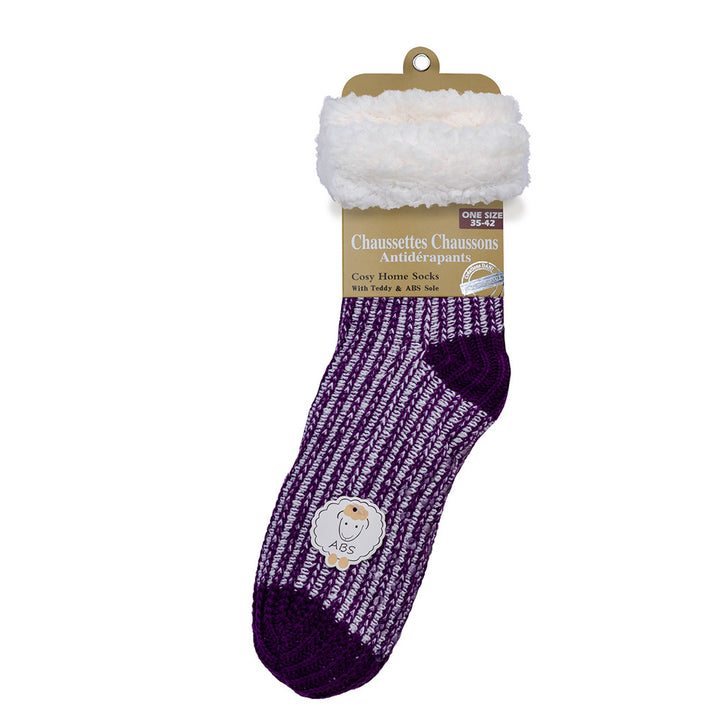 ABS hut socks cuddly soft single-colored