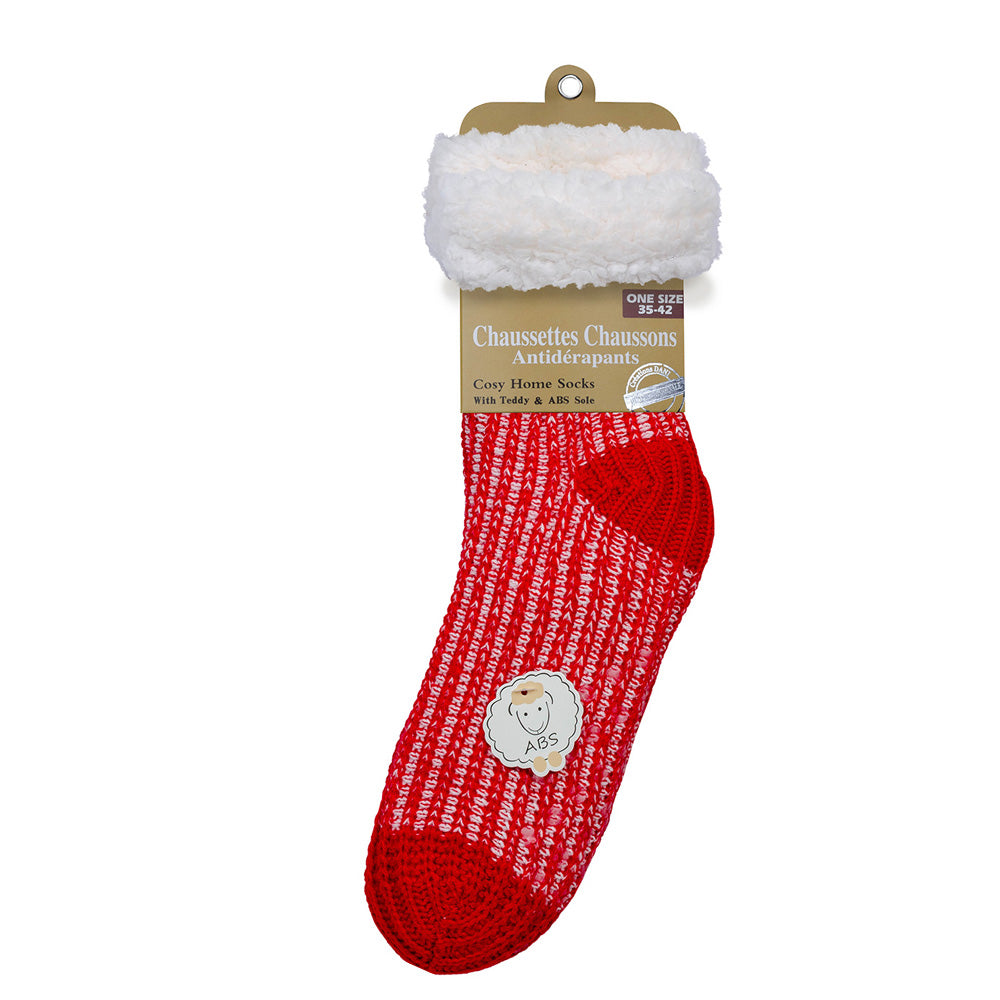 ABS hut socks cuddly soft single-colored