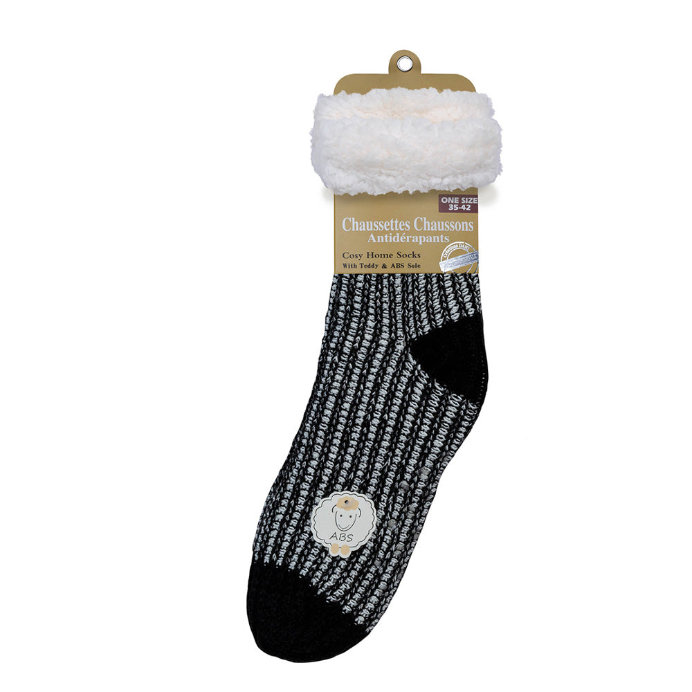 ABS hut socks cuddly soft single-colored