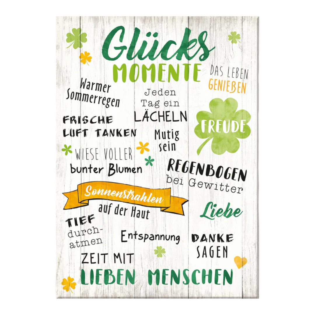 MDF Weisheit 'Glücks MOMENTE'