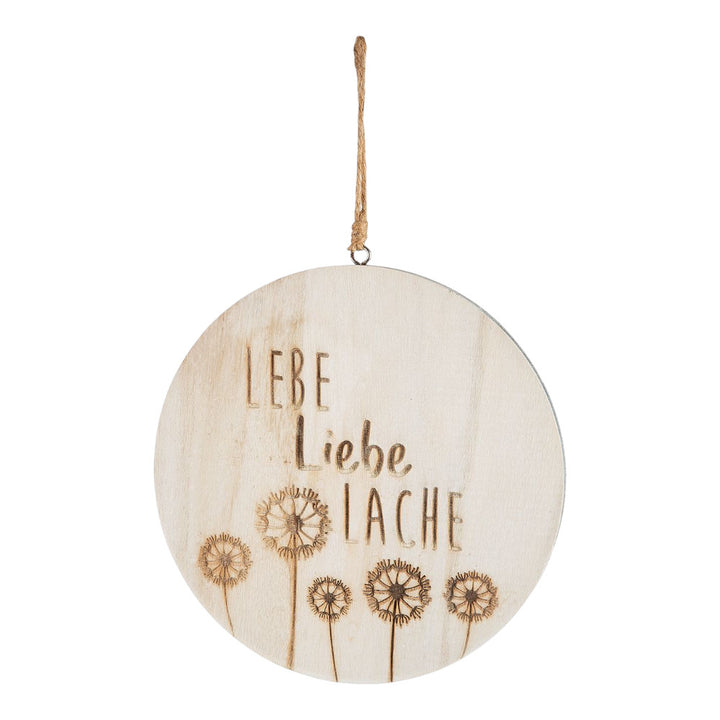 Wandhänger "Lebe Liebe Lache"