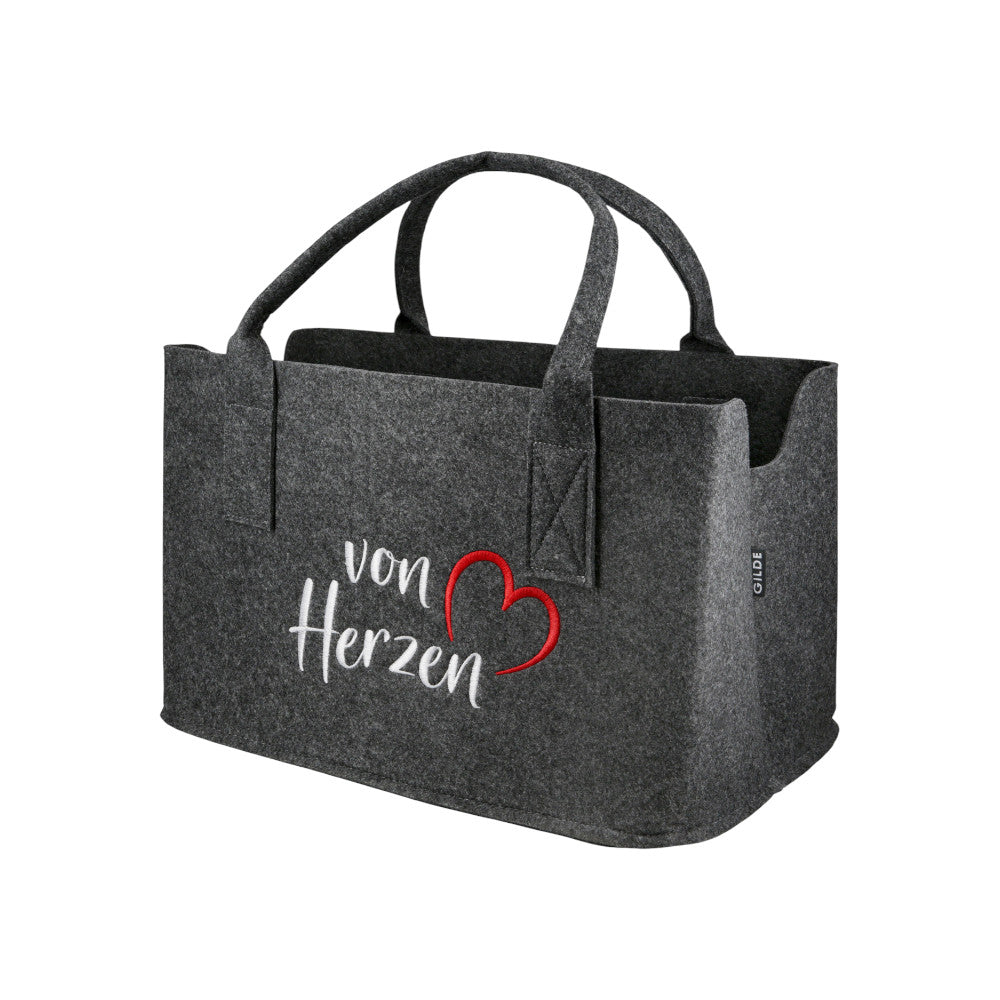 felt bag 'Mountain Addicted'