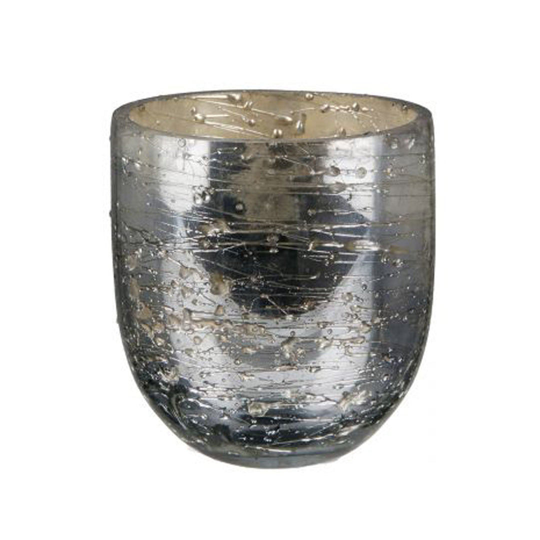 glass tealight holder 'Drop'