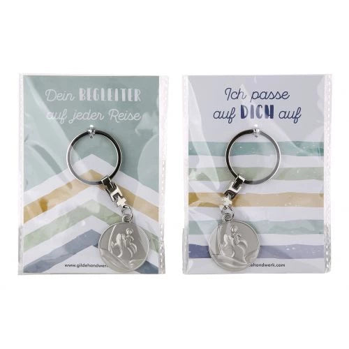 Metall Schlüsselanhänger „Christophorus“ - einzeln