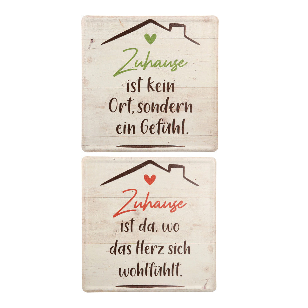 Metall Schild 'Zuhause'
