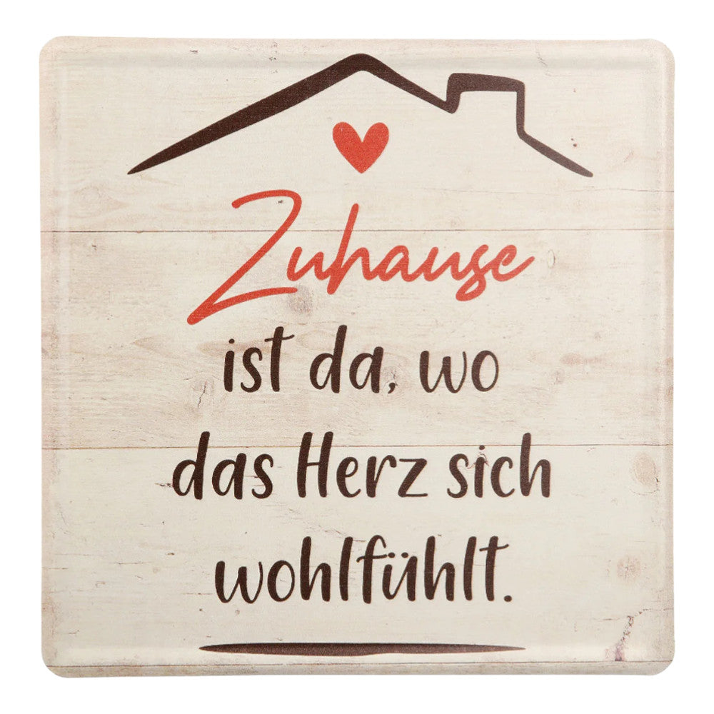 Metall Schild 'Zuhause'